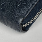 Louis Vuitton Zippy Wallet Monogram Empreinte Marine Metal — view 3