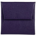 Hermes Bastia Coin Purse Chevre Iris