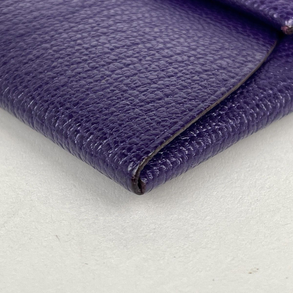 Hermes Bastia Coin Purse Chevre Iris — view 3