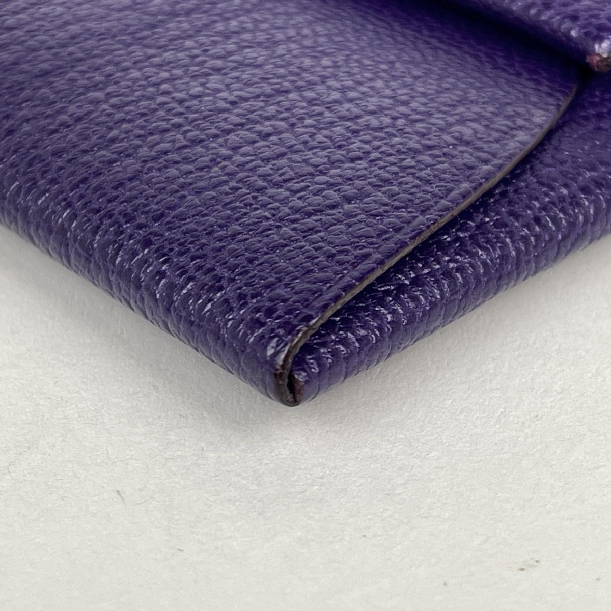 Hermes Bastia Coin Purse Chevre Iris — view 3