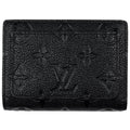 Louis Vuitton Portefeuille Clair Bifold Wallet Monogram Empreinte Noir