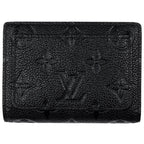 Louis Vuitton Portefeuille Clair Bifold Wallet Monogram Empreinte Noir