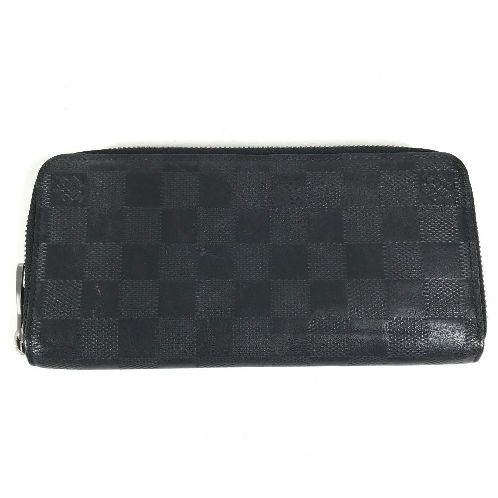 Louis Vuitton Wallet Zippy Vertical Damier Infini Leather Onyx