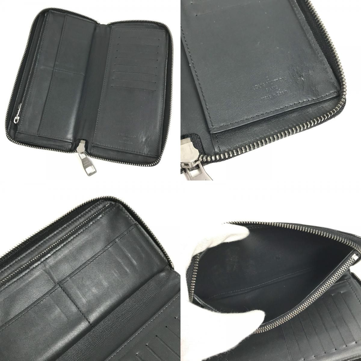 Louis Vuitton Wallet Zippy Vertical Damier Infini Leather Onyx — view 8