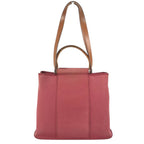Hermes Tote Bag Kabak Elan PM Vertical Leather Canvas Red — view 2