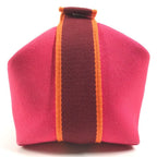 Hermes Handbag Brid-a-brac PM Black PM Canvas Hibiscus Pink — view 4