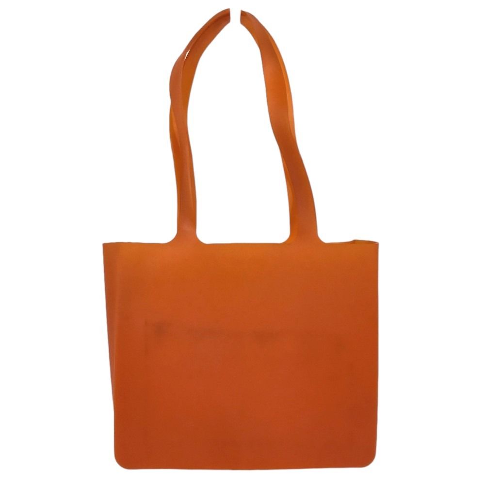 Chanel Tote Bag Logo Beach Rubber Orange — view 2