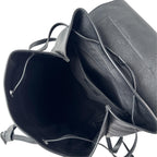 Saint Laurent Backpack Gray Leather YSL — view 7