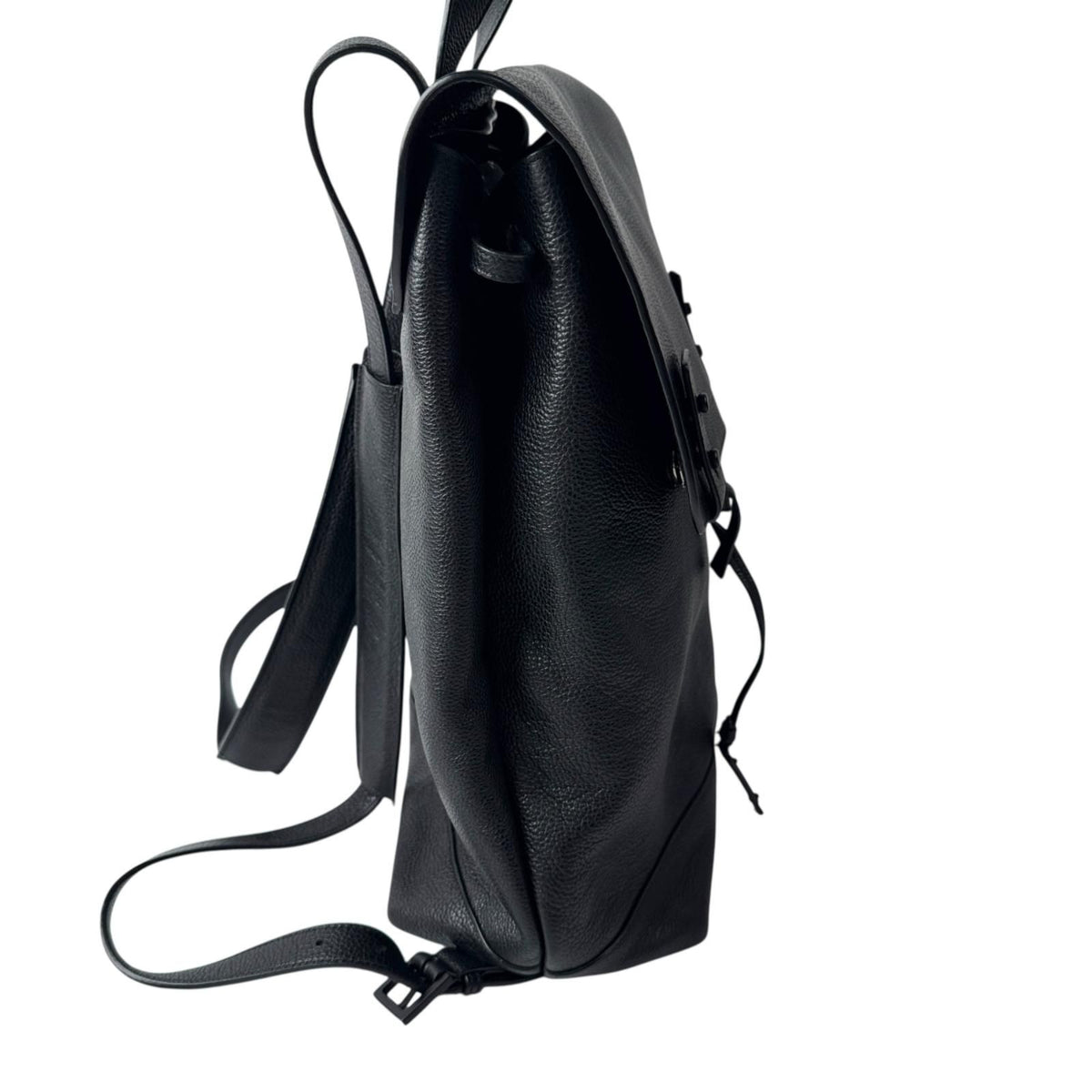 Saint Laurent Backpack Gray Leather YSL — view 4