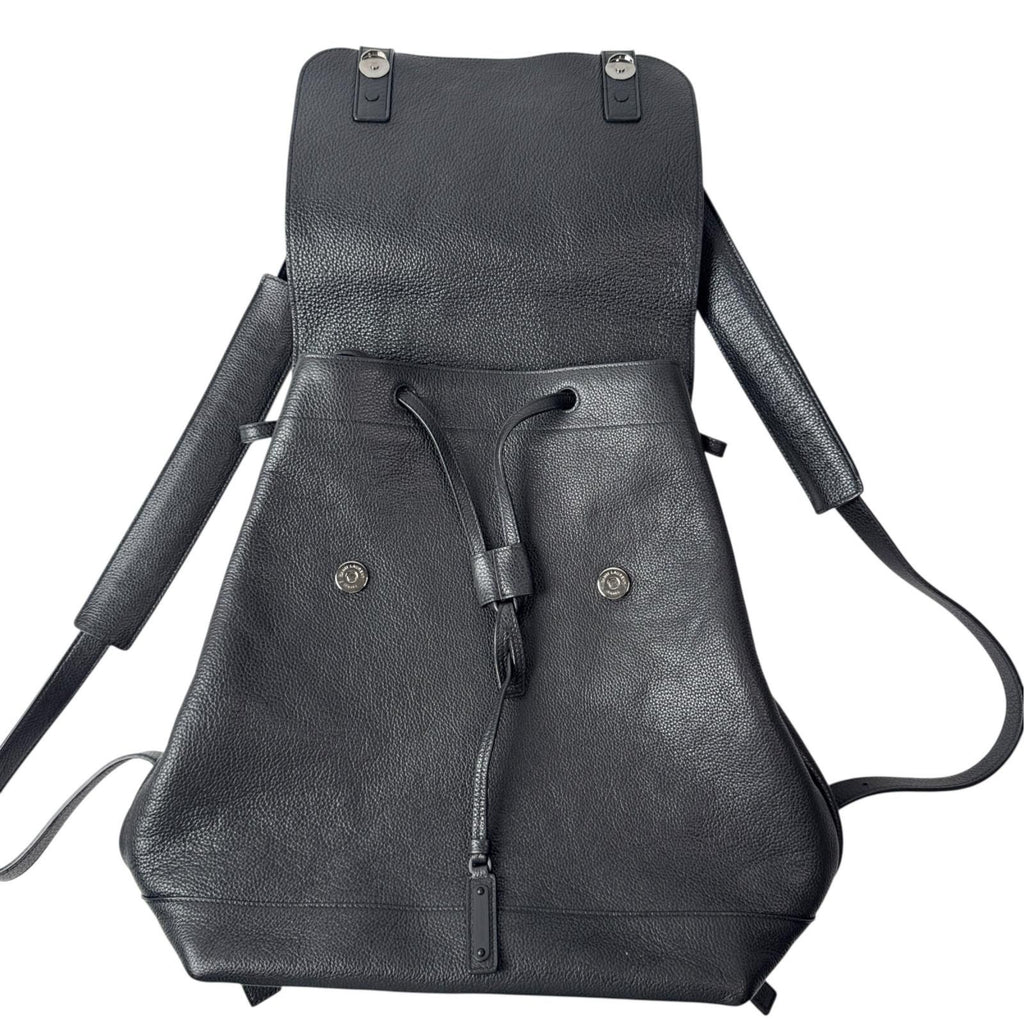 Saint Laurent Backpack Gray Leather YSL — view 8