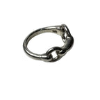 Hermes Horsebit Ring Silver — view 2