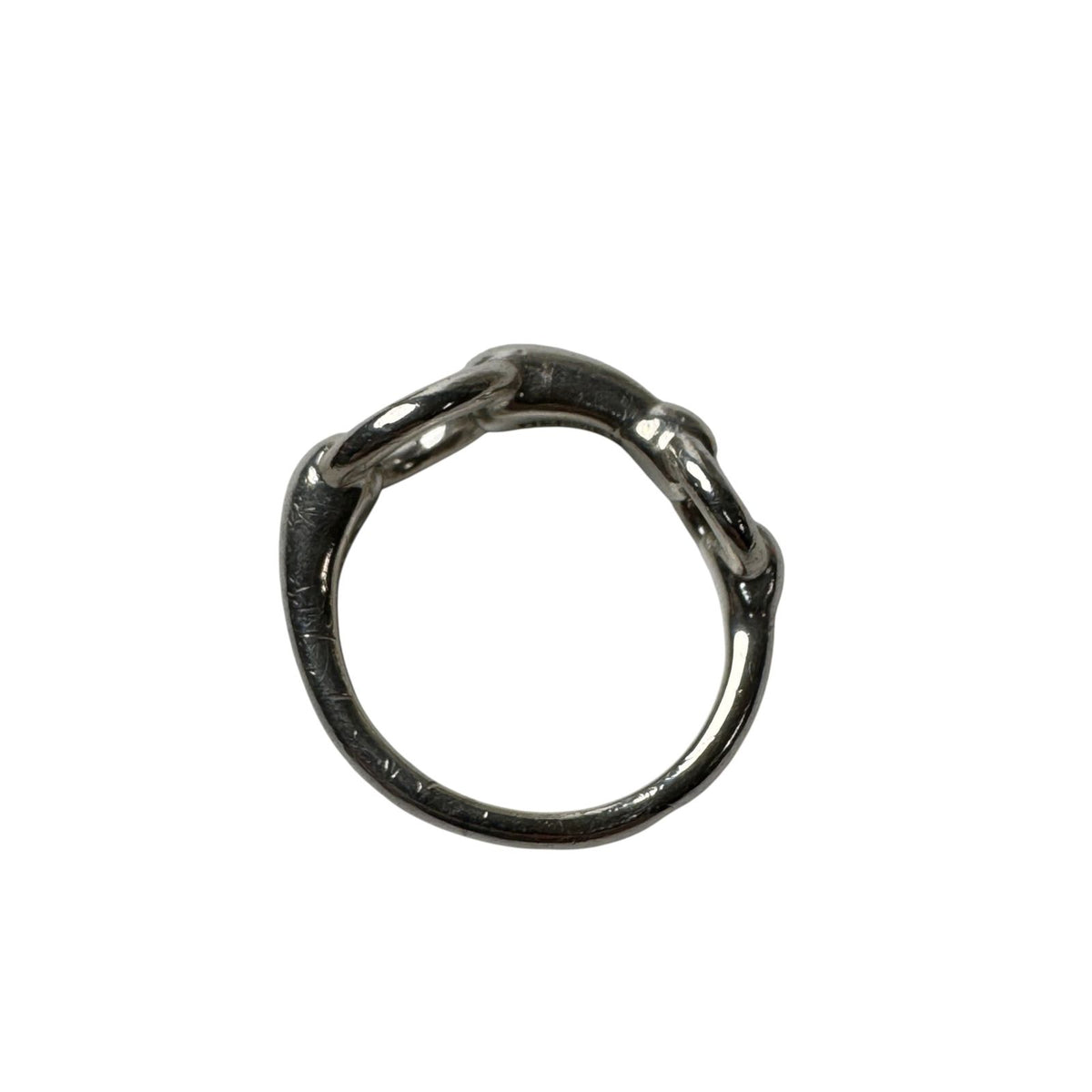 Hermes Horsebit Ring Silver — view 5