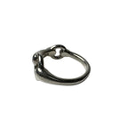 Hermes Horsebit Ring Silver — view 4