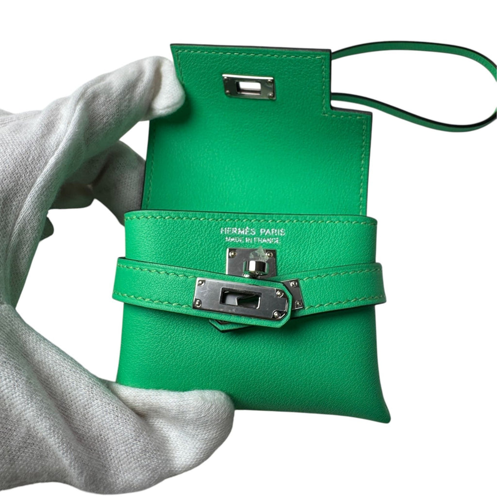 Hermes Kelly Festival Vert Comic Bag Charm — view 8