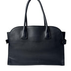 Prada Medium Soft Gray Leather Tote Bag — view 2