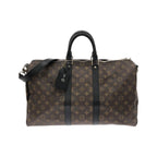 Louis Vuitton Monogram Macassar Keepall Bandouliere 45 Boston Bag