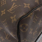 Louis Vuitton Monogram Macassar Keepall Bandouliere 45 Boston Bag — view 2