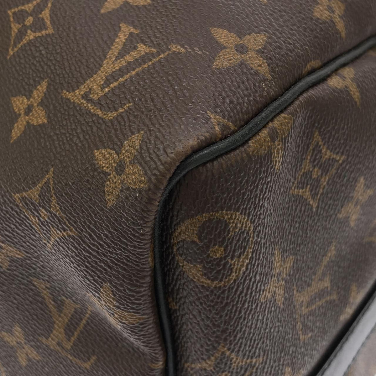 Louis Vuitton Monogram Macassar Keepall Bandouliere 45 Boston Bag — view 2