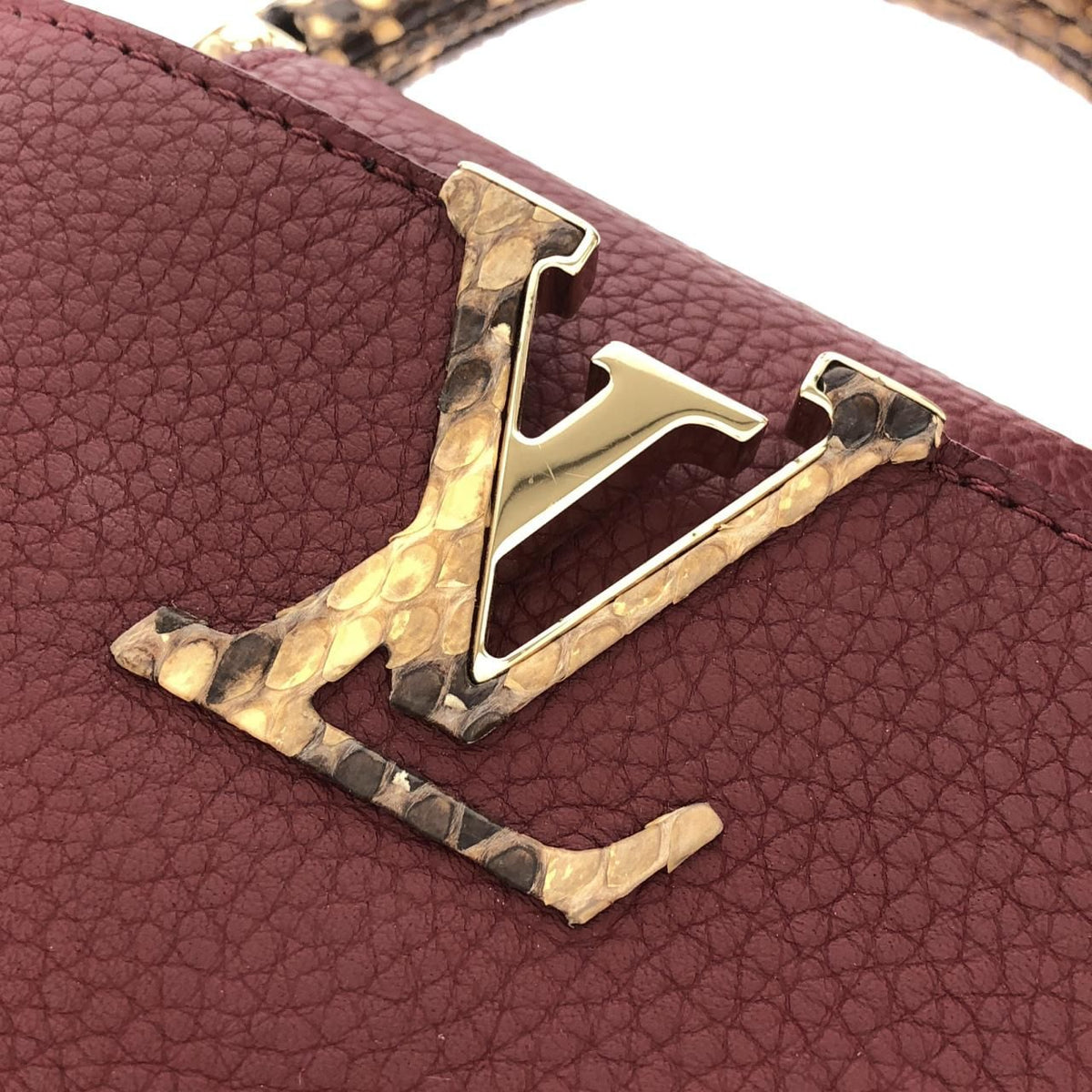 Louis Vuitton Exotic Leather Capucines Mini Bag — view 4