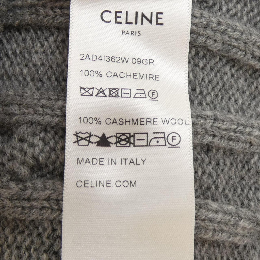 Celine Triomphe Scarf Gray — view 3