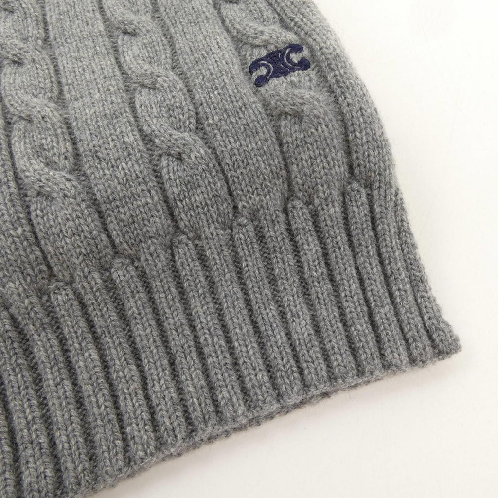 Celine Triomphe Scarf Gray — view 2