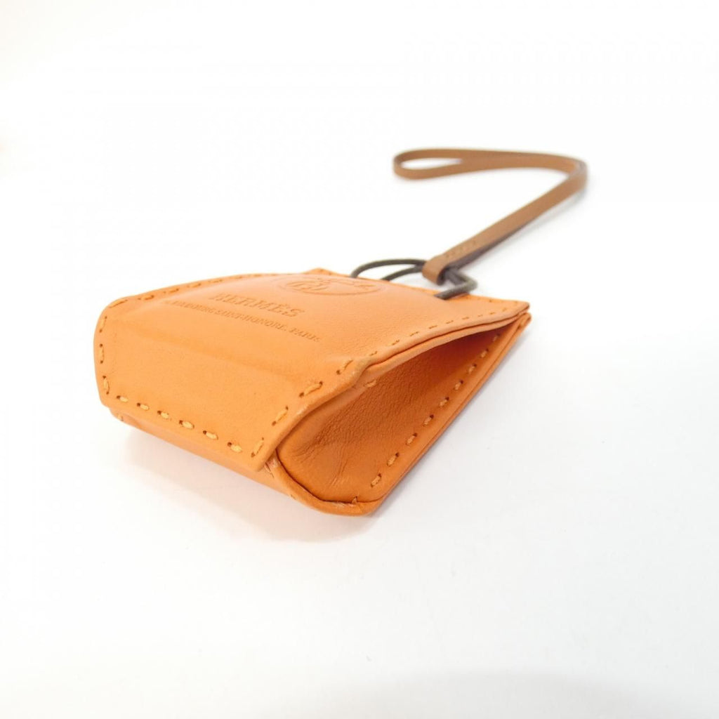 Hermes Sac Orange Bag Charm — view 3