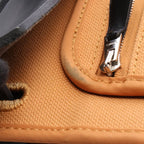 Hermes Handbag Herbag Zip PM Natural Sable Black Canvas Leather PM — view 8