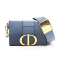 Dior Shoulder Bag 30 Montaigne Box Blue Navy Leather 30