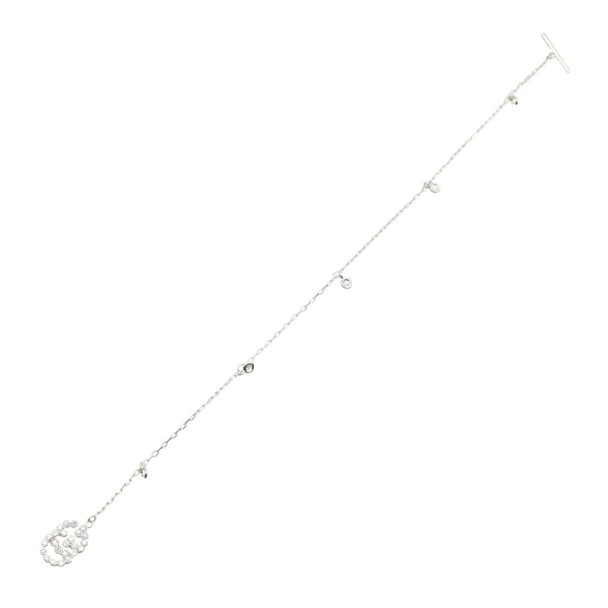 Gucci Bracelet GG Running Diamond 18k White Gold — view 3