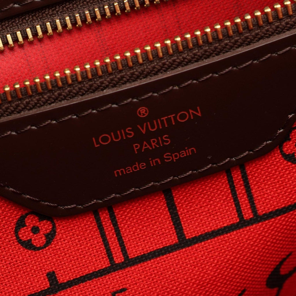 Louis Vuitton Tote Bag Neverfull MM Damier Ebene Leather — view 4