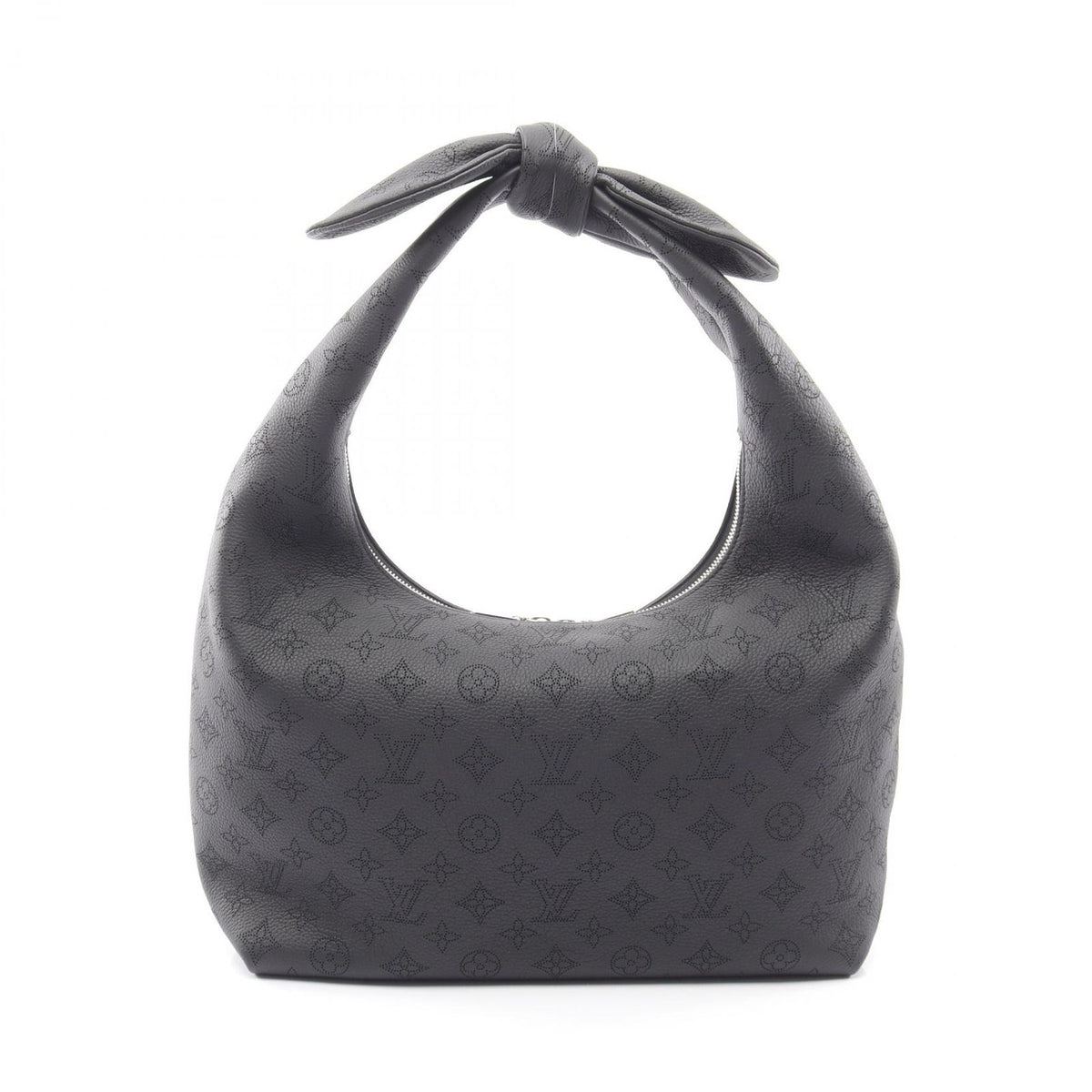 Louis Vuitton Shoulder Bag Why Knot MM Noir Leather