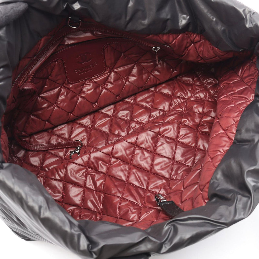 Chanel Tote Bag Coco Cocoon MM Black Nylon MM — view 3