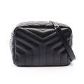 Saint Laurent Paris Shoulder Bag Loulou Black Leather Chain