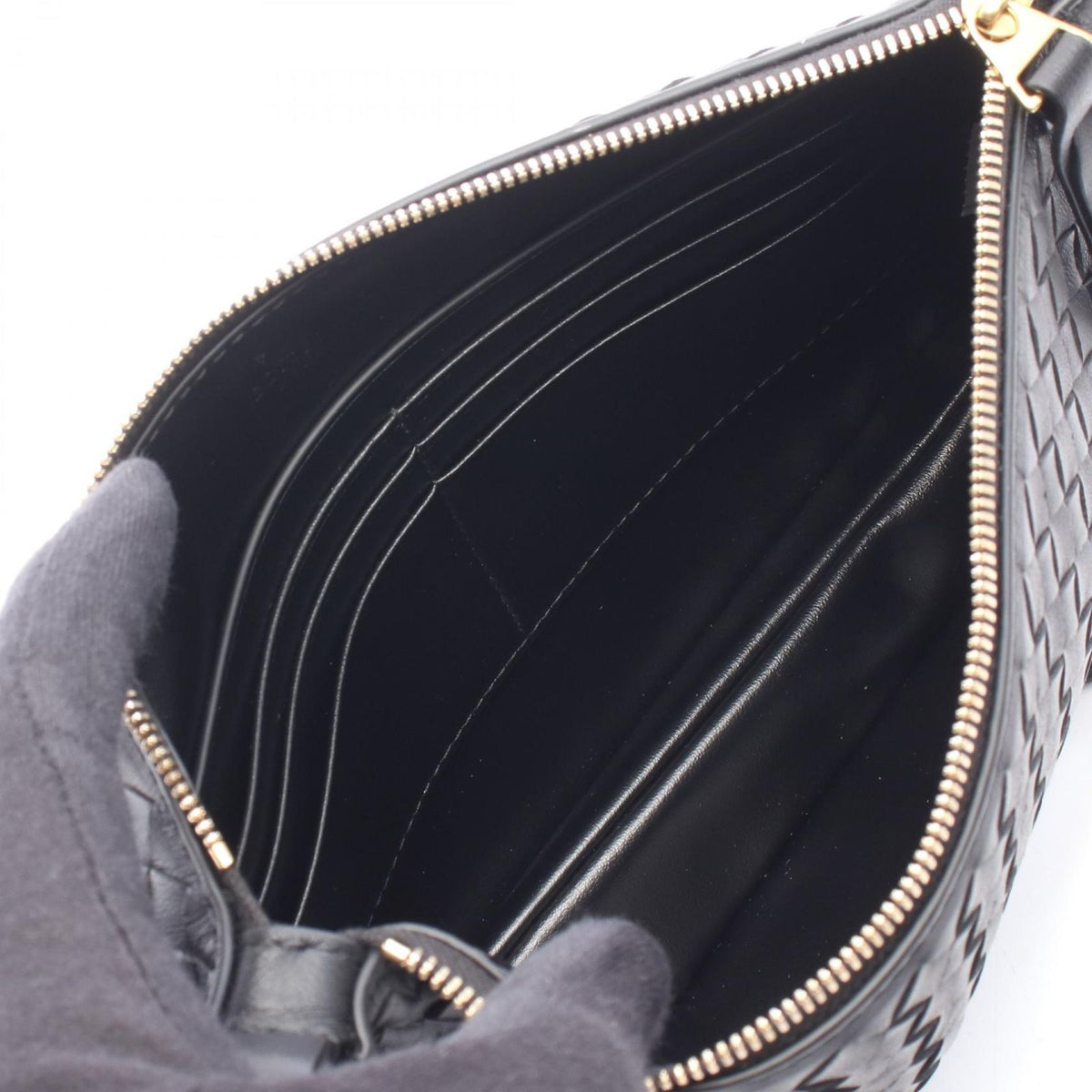 Bottega Veneta Shoulder Bag Intrecciato Piccolo Medium Pouch Leather — view 3