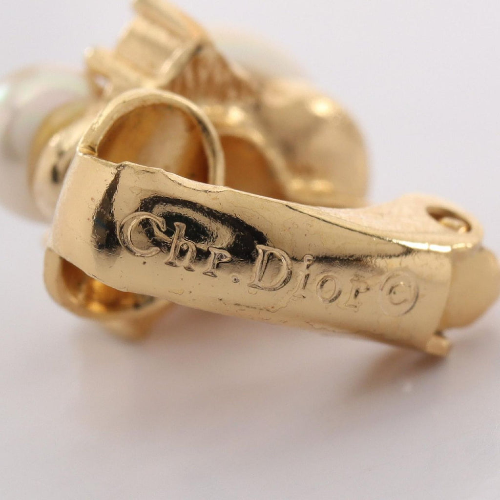 Dior Earrings Vintage Gold — view 3