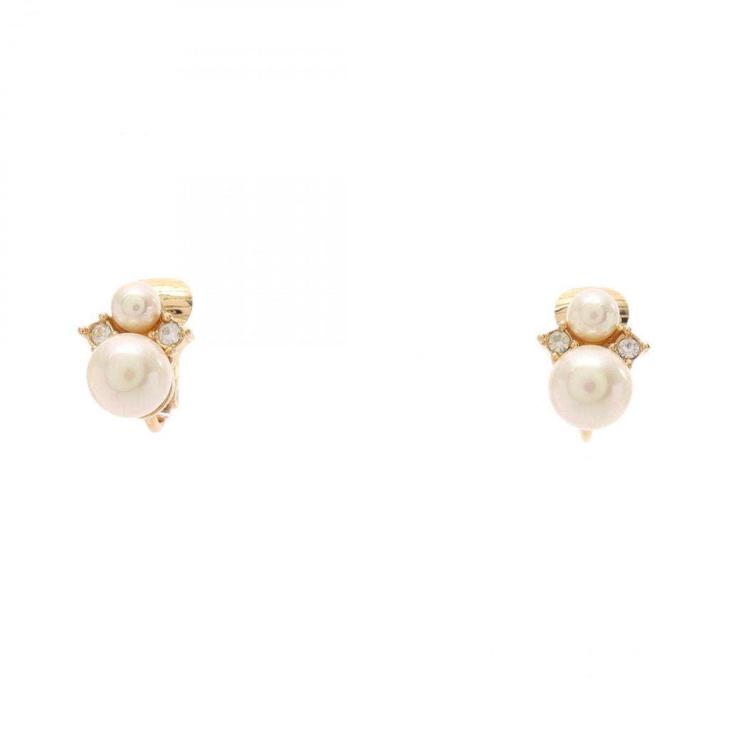 Dior Earrings Vintage Gold