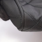 Prada Shoulder Bag Quilted Black Nylon Chain — view 7