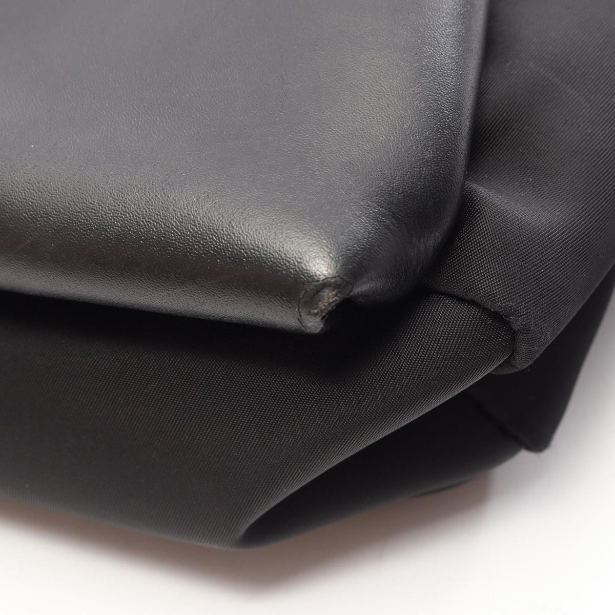 Fendi Backpack Diagonal Zucca Black Gray Yellow Nylon — view 8