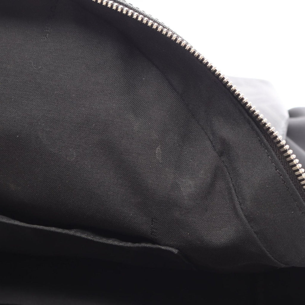 Fendi Backpack Diagonal Zucca Black Gray Yellow Nylon — view 5