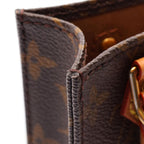Louis Vuitton Handbag Sac Plat Monogram Leather Petite — view 8