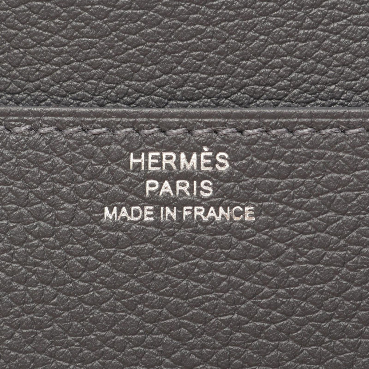 Hermes Bifold Wallet M S Toutenmain Gris Meyer Leather — view 4