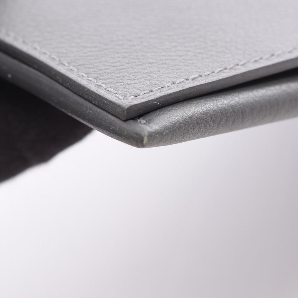 Hermes Bifold Wallet M S Toutenmain Gris Meyer Leather — view 6