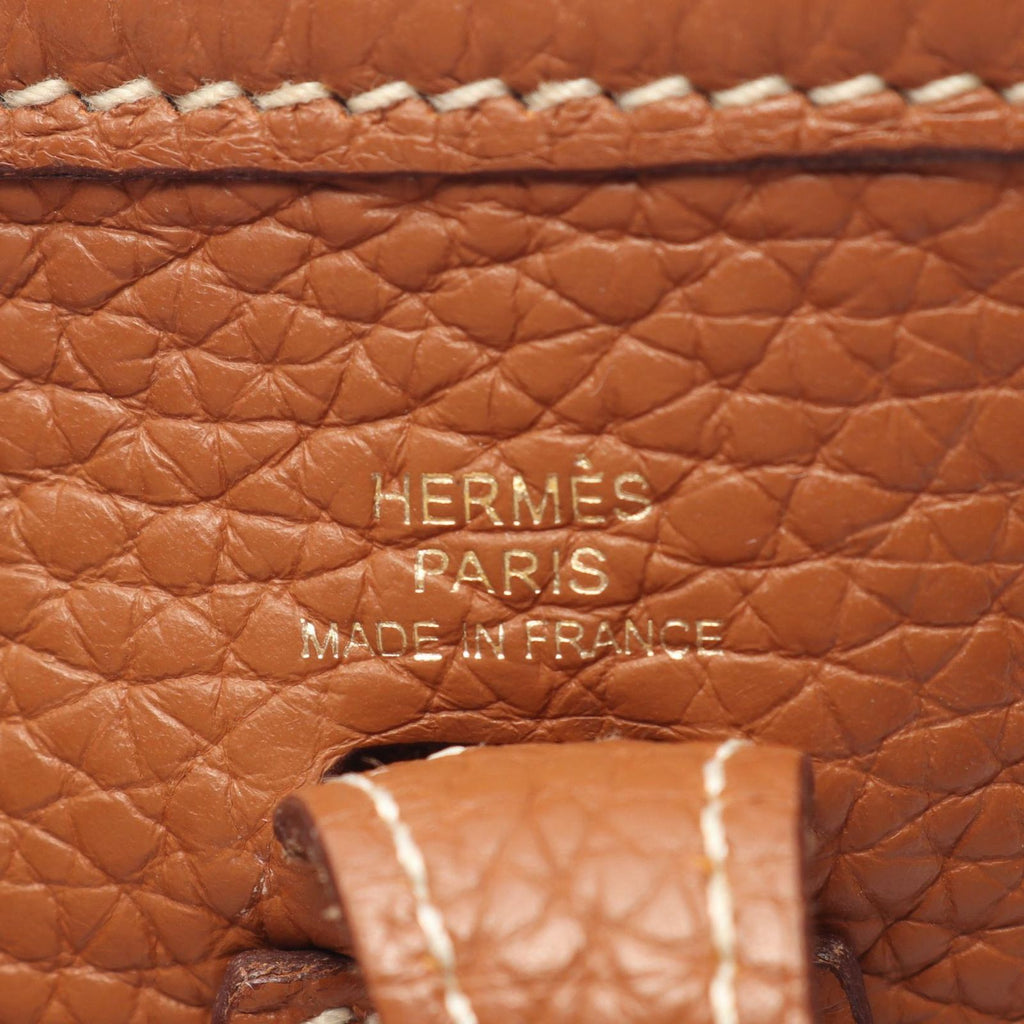 Hermes Shoulder Bag Evelyne TPM Amazon Gold Leather TPM — view 4
