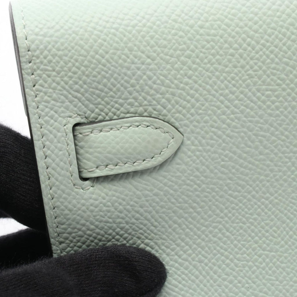 Hermes Shoulder Bag Kelly to Go Vert Peppermint Leather Long — view 6