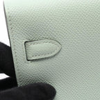 Hermes Shoulder Bag Kelly to Go Vert Peppermint Leather Long — view 6