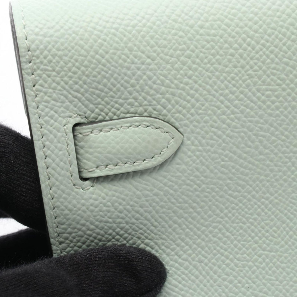 Hermes Shoulder Bag Kelly to Go Vert Peppermint Leather Long — view 6