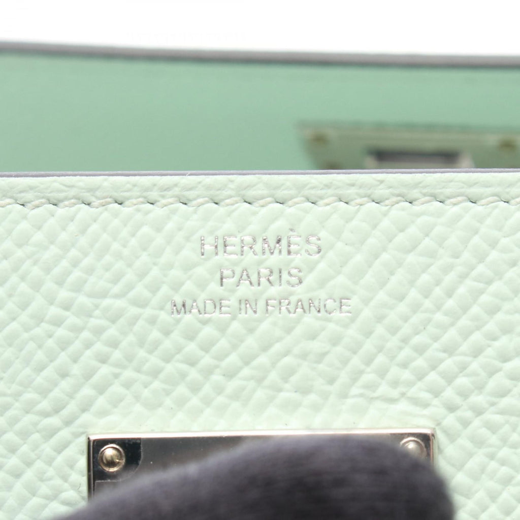 Hermes Shoulder Bag Kelly to Go Vert Peppermint Leather Long — view 4