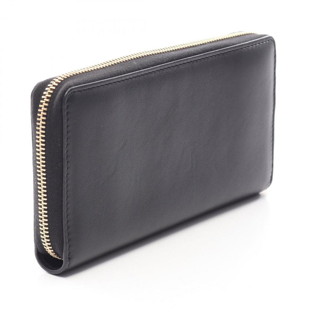 Gucci Round Wallet Basket Black Ivory Leather — view 2