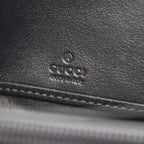 Gucci Round Wallet Basket Black Ivory Leather — view 4