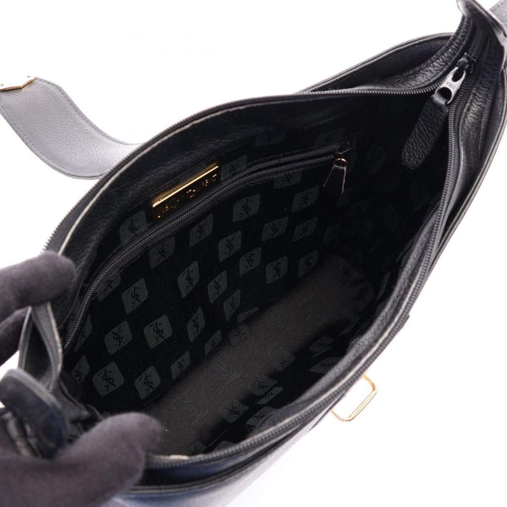 Saint Laurent Shoulder Bag Black Leather — view 3